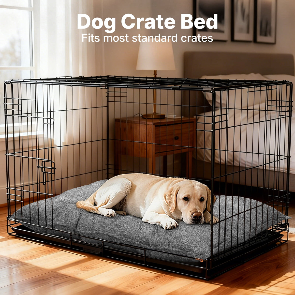 Chew-Resistant Crate Dog Bed – image 5