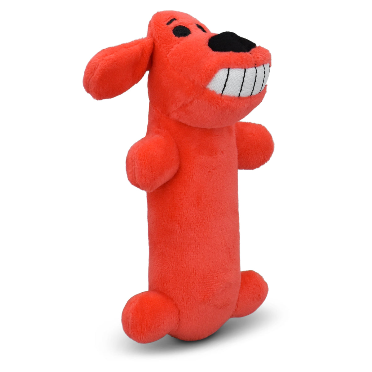Smiley Plush Squeaky Dog Toy – 6" – image 3