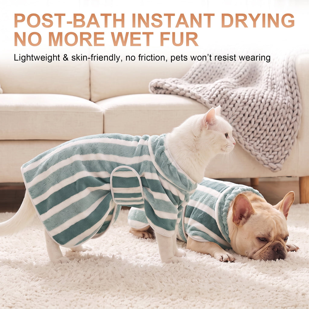 Quick-Dry Dog Bathrobe – image 4