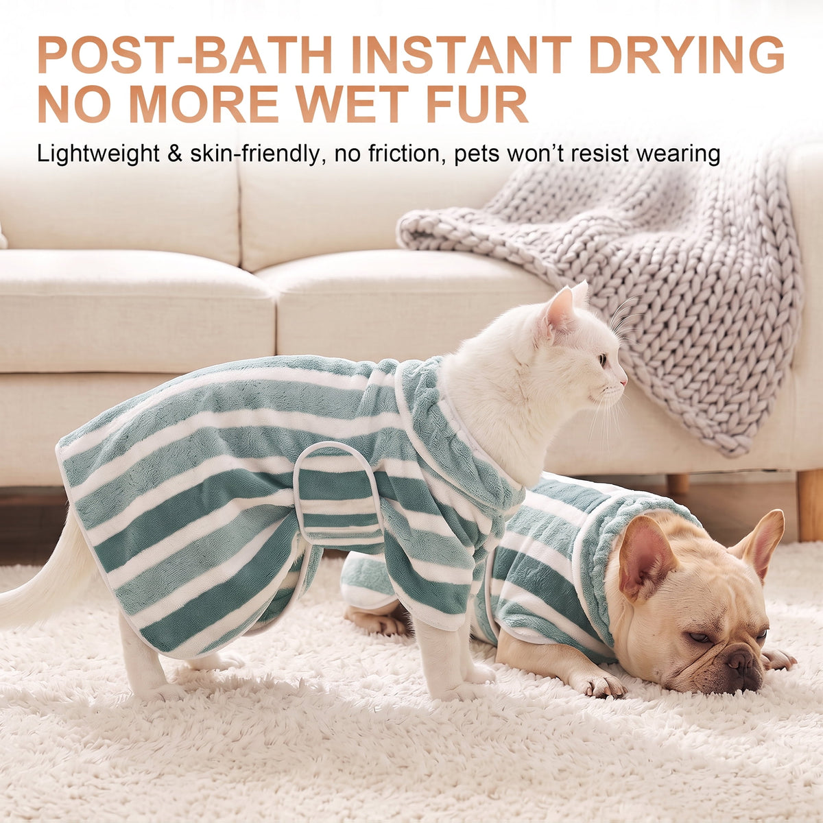 Quick-Dry Dog Bathrobe – image 4