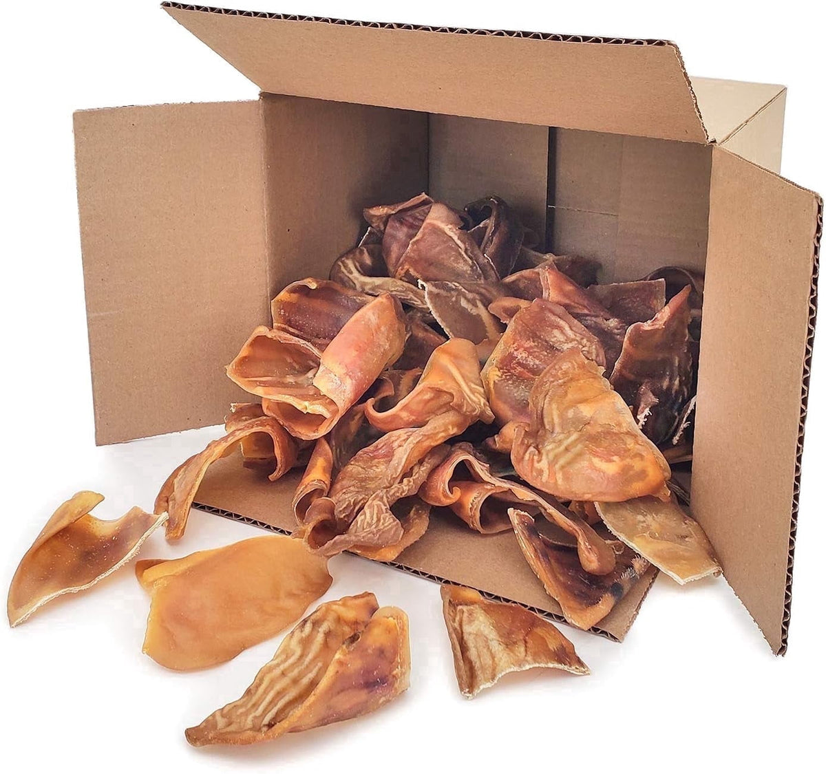 Roasted Half-Cut Pig Ears – 50 Pack