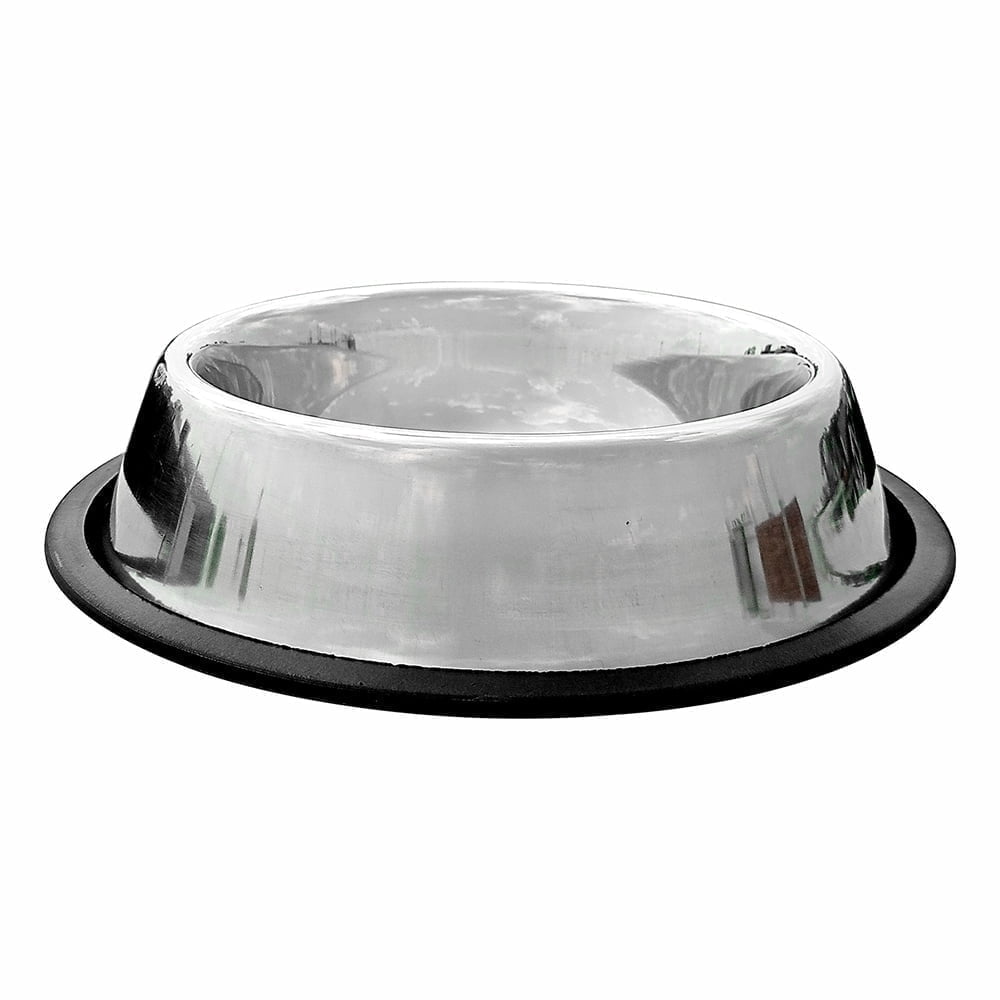 Non-Skid Stainless Steel Dog Bowl