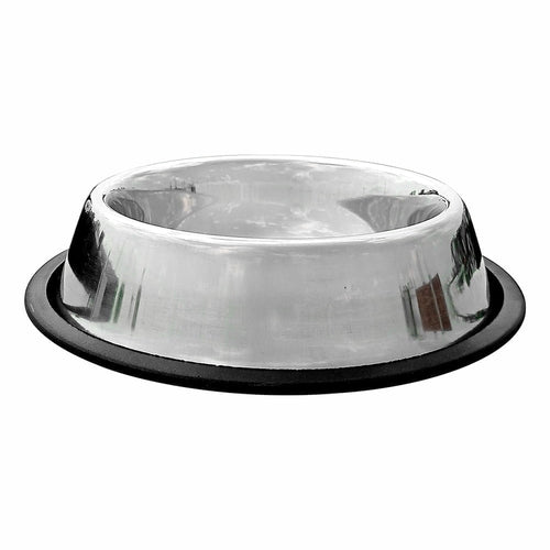 Non-Skid Stainless Steel Dog Bowl