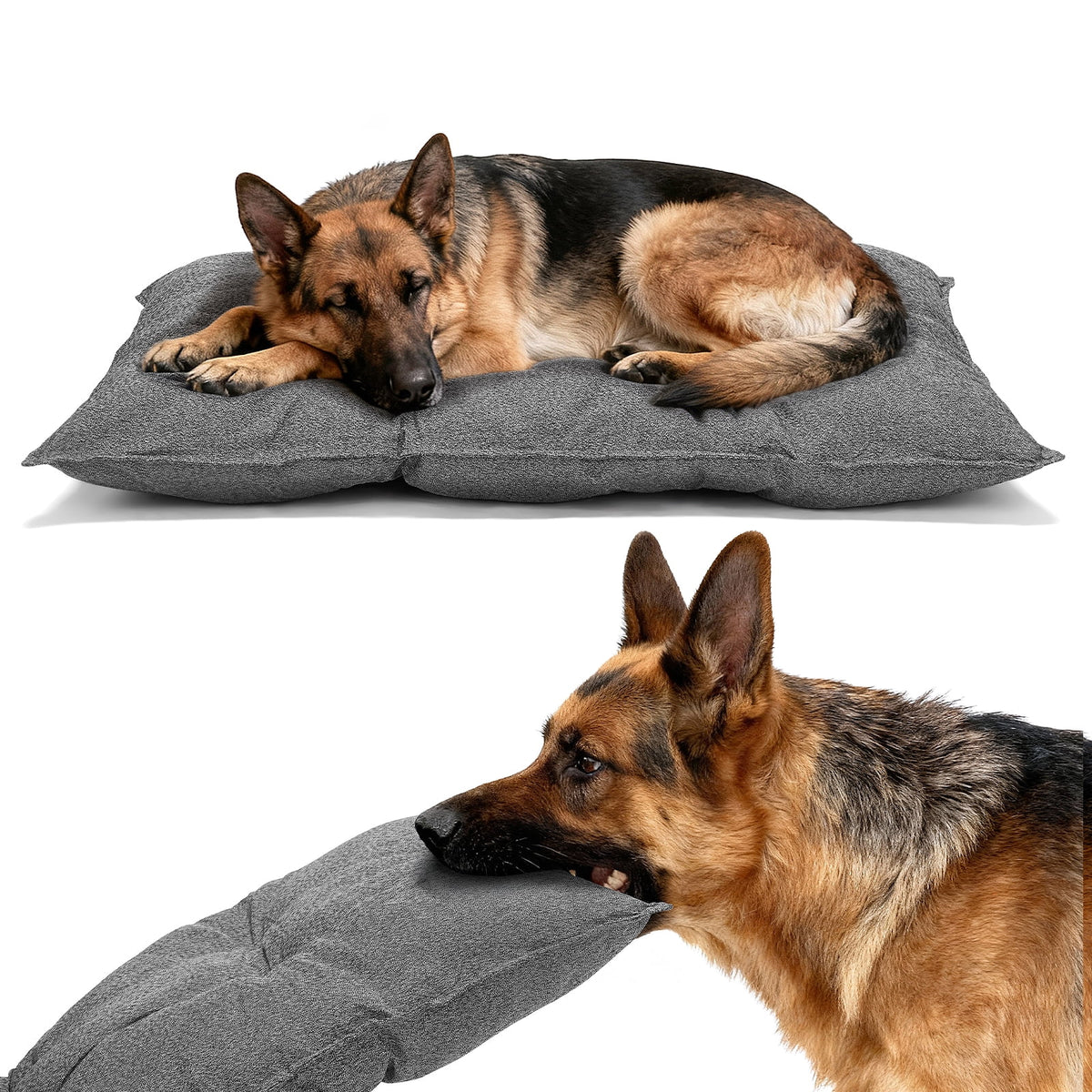 Chew-Resistant Crate Dog Bed