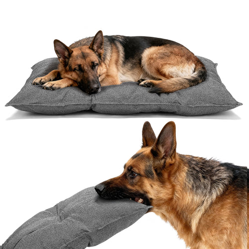 Chew-Resistant Crate Dog Bed