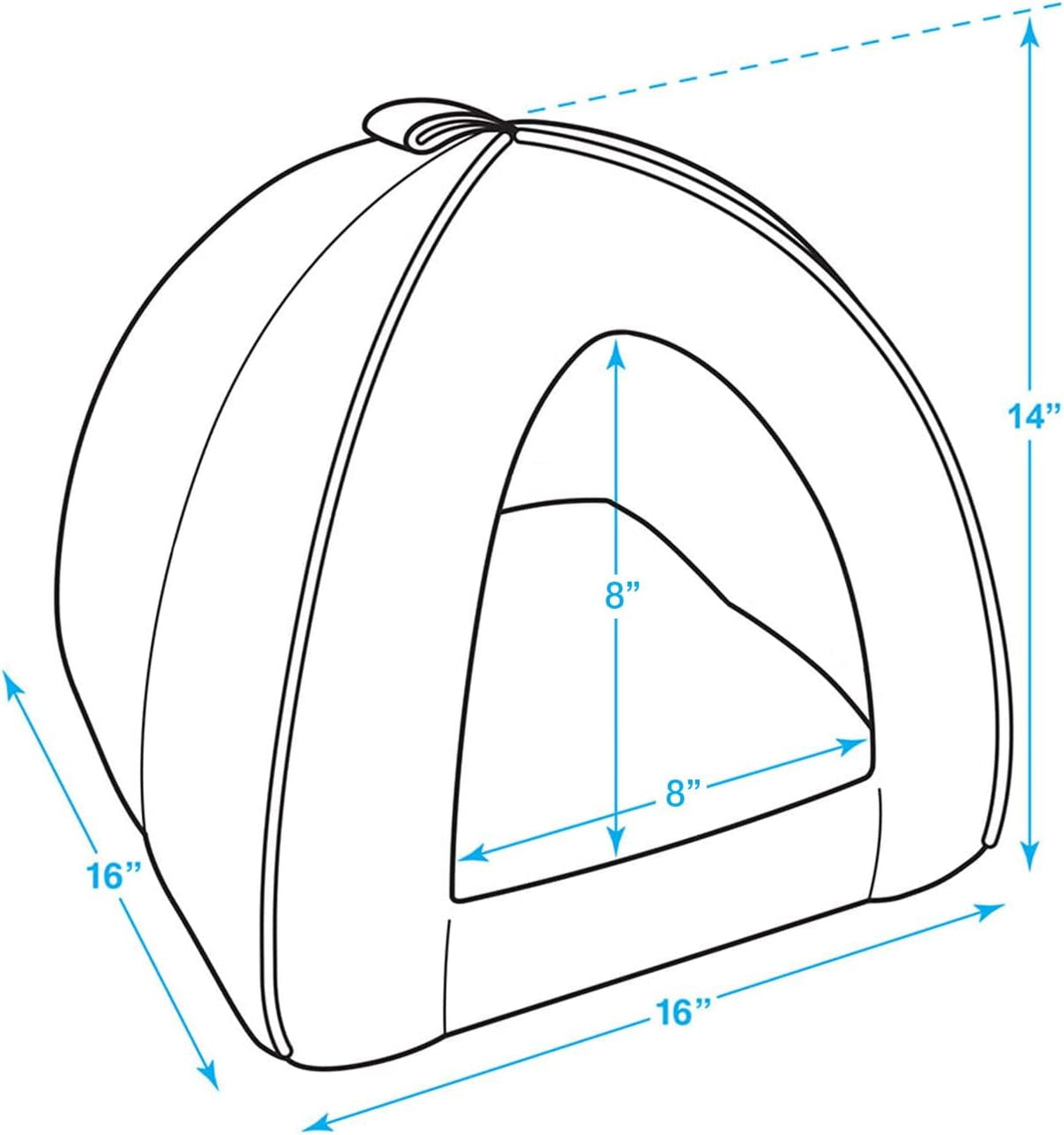 Cozy Pet Tent Bed – image 5
